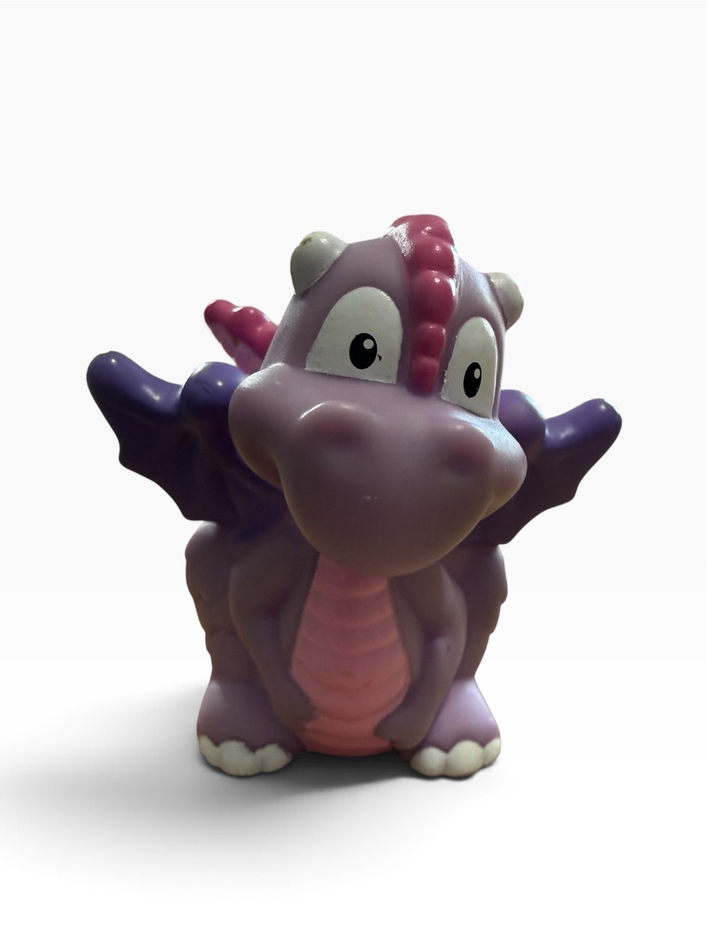 Fisher Price Little People Purple Pink Castle Dragon Figure With Wings RARE